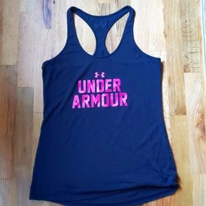 Women's black Under Armour tank